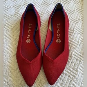 ROTHYS The Point Bright Red Size 10